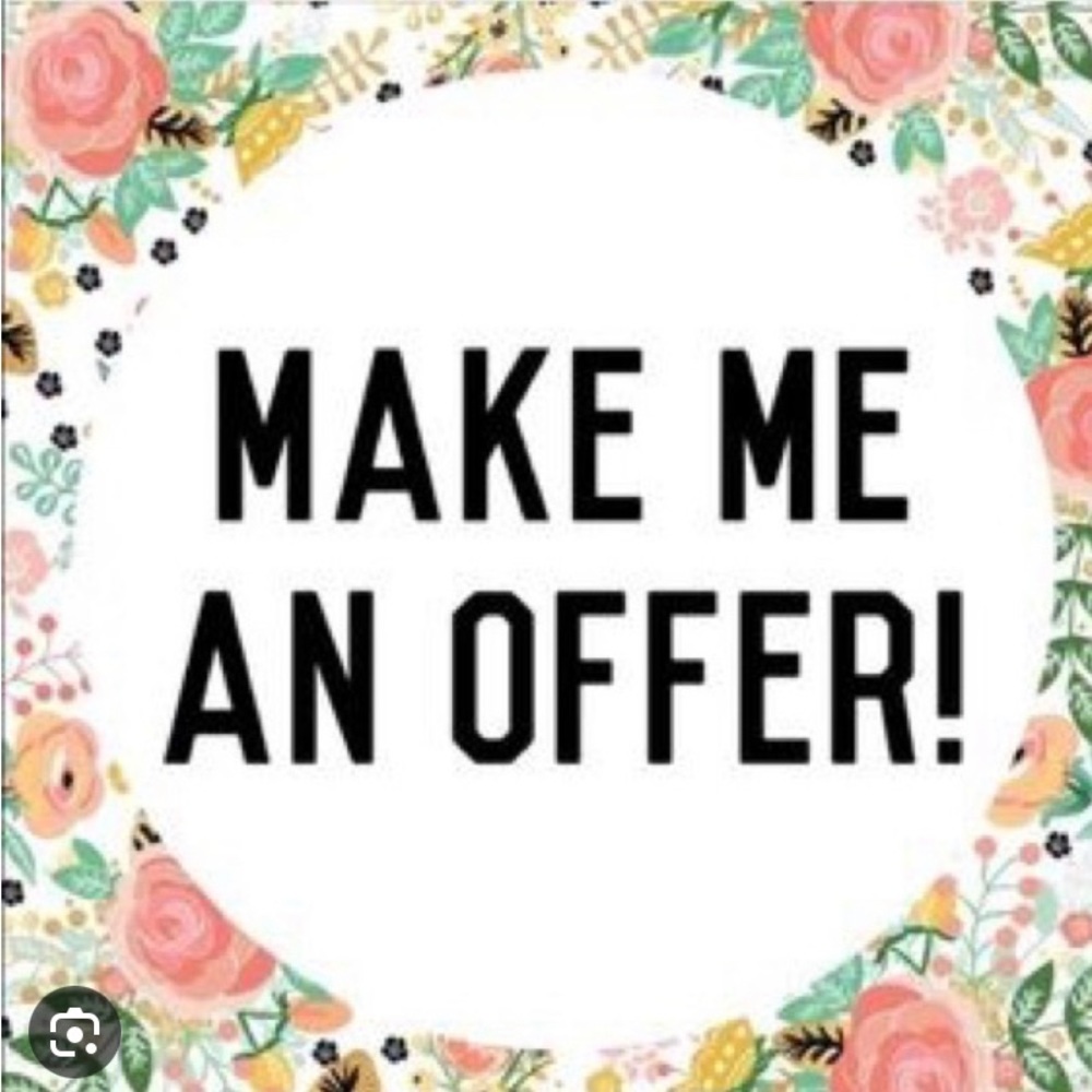 All Offers are Welxome!! 😊 Thank you for checking out my closet! ❤️